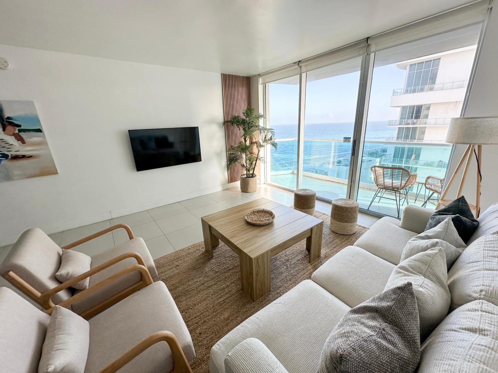 Appartamento Departamento Frente Al Mar Con Salida Directa A Playa. Hollywood Esterno foto